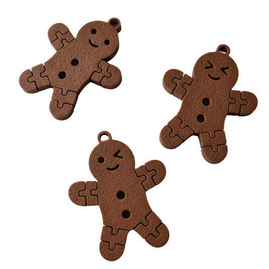 Weihnachts-Lebkuchenmann Deko-Anhänger (3D-Druck)