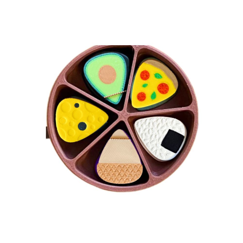 Gitarrenplektrum für E‑ und Akustikgitarren (3D-Druck)